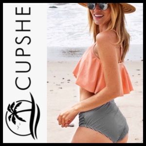 🎈SALE🎈NWT Cupshe High-Waist Bikini Bottoms